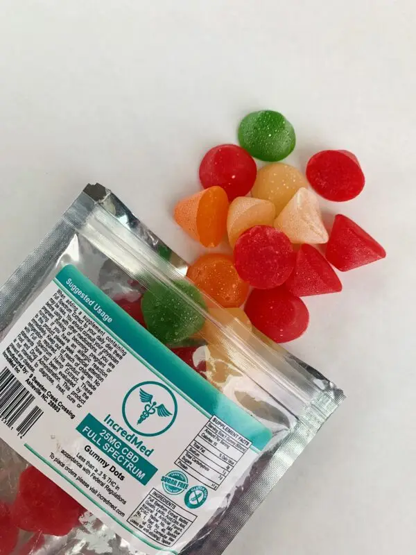 25mg CBD Isolate Gummy Dots