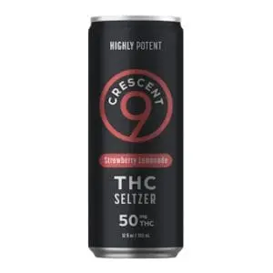 Crescent 9 Strawberry Lemonade THC Seltzer 4-Pack