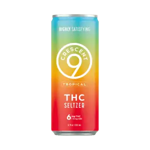 Crescent 9 THC Seltzer Tropical Fruit 4-Pack