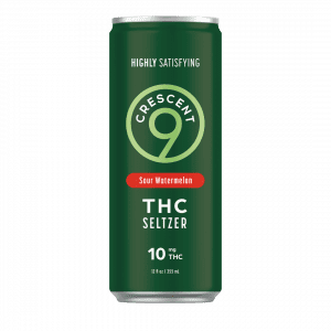 Crescent 9 Sour Watermelon THC Seltzer 4-Pack