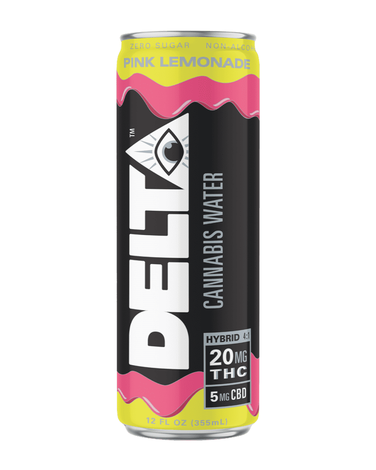 Delta Beverages 20mg Cannabis Water Pink Lemonade