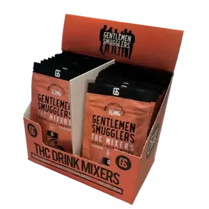 Gentlemen Smugglers Water Soluble 10mg Delta-9 THC Mix 20-Box