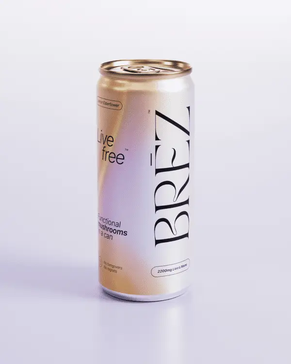 Brez Flow Lions Mane Mushroom Beverage 4-Pack