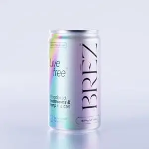 Brez Single Delta-9 & Lions Mane Mushroom Beverage 4-Pack