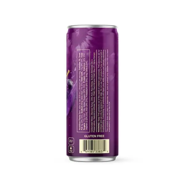 Goodland Extracts 10mg Delta 9 Grape Sky High Soda 4-Pack - Image 2