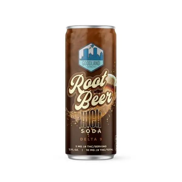 Goodland Extracts 10mg Delta 9 Root Beer High Soda 4-Pack