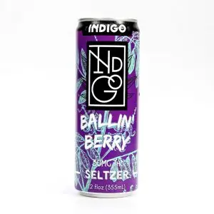 Indigo Ballin Berry 30mg THC Seltzer 4-Pack