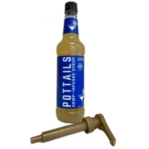 Pottails 750ml THC Infused Syrup 2000mg 12-Pack