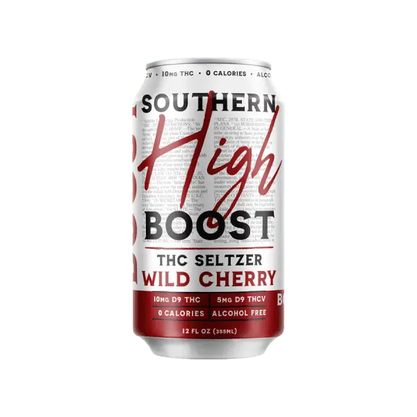 The Hemp Doctor Southern High BOOST Yerba Mate Seltzer 4-Pack