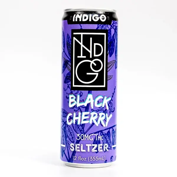 Indigo Black Cherry 30mg THC Seltzer 4-Pack