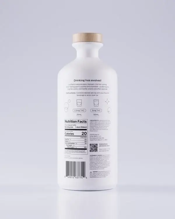 Brez Spirit 750 ml THC + CBD + Lion's Mane 4-Pack - Image 2