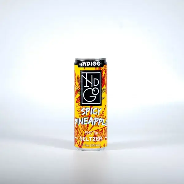 Indigo Spicy Pineapple 8mg THC Seltzer 4-Pack