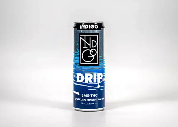 Indigo DRIP 5mg THC Sparkling Mineral Water 4-Pack