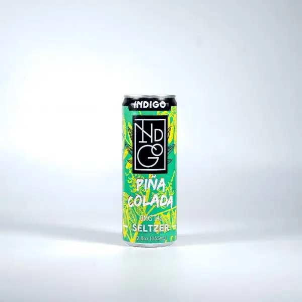 Indigo Pina Colada 8mg THC Seltzer 4-Pack