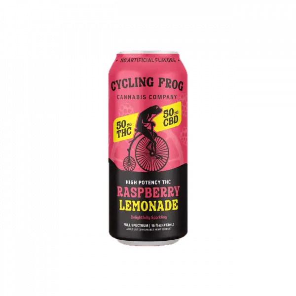 Cycling Frog Sparkling THC Raspberry Lemonade 4-Pack