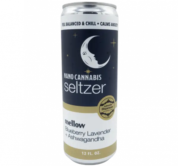 Asheville Dispensary CBD/CBG/CBN Seltzer Mellow Nite Nite 4-Pack