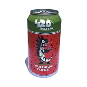 420 Seltzer Watermelon Zkittlez 25mg 4-Pack