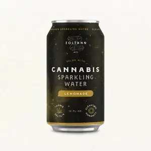 Zoltann Lemonade Cannabis Sparkling Waters 100mg THC 4-Pack