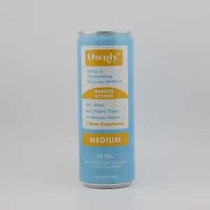 BRIGHT CITRUS 10 MG THC SELTZER - MEDIUM STRENGTH - 4 PACK