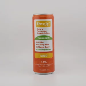 TANGERINE 5 MG THC SELTZER - MILD STRENGTH - 4 PACK