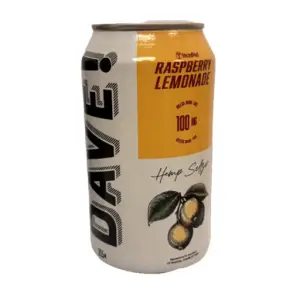 DAVE! Raspberry Lemonade Seltzer 100mg 4-Pack