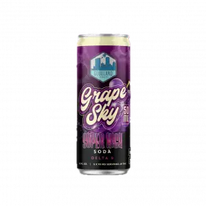 Goodland Extracts Delta 9 Grape Sky Super High Soda 4-Pack