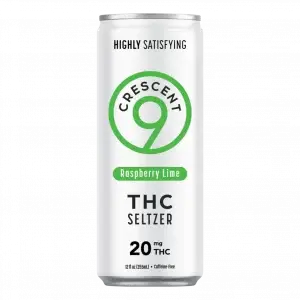 Crescent 9 Raspberry Lime 20mg THC Seltzer 4-Pack