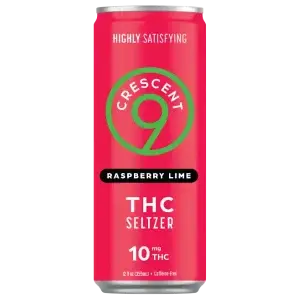 Crescent 9 Raspberry Lime 10mg THC Seltzer 4-Pack