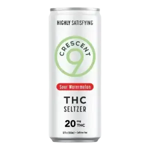 Crescent 9 Sour Watermelon 20mg THC Seltzer 4-Pack