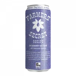 Farmers Secret Blueberry 10mg D9 THC Seltzer 4 Pack