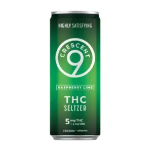 Crescent 9 Raspberry Lime 5mg THC Seltzer 4-Pack