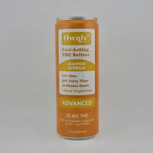 Ownly Mango Citrus 25mg THC Seltzer 4-Pack