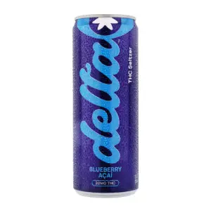 Delta Blueberry Acai 20mg THC Seltzer 4-Pack
