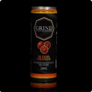 Grind with Gratitude Blood Orange 10mg THC Seltzer 4-Pack