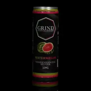 Grind with Gratitude Watermelon 10mg THC Seltzer 4-Pack