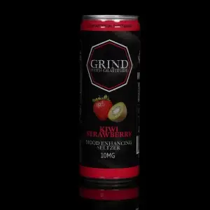 Grind with Gratitude Kiwi Strawberry 10mg THC Seltzer 4-Pack