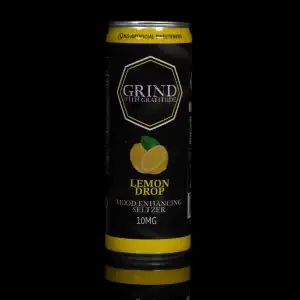 Grind with Gratitude Lemon Drop 10mg THC Seltzer 4-Pack