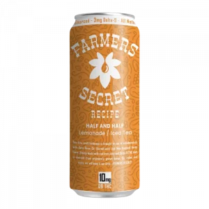 Farmers Secret Half & Half 10mg D9 THC Seltzer 4 Pack