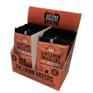 Gentlemen Smugglers Water Soluble 10mg Delta-9 THC Mix 20-Box
