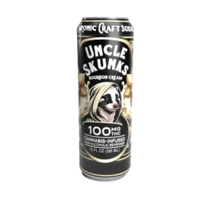Uncle Skunk’s Craft Soda Bourbon Cream 100mg THC 4-Pack