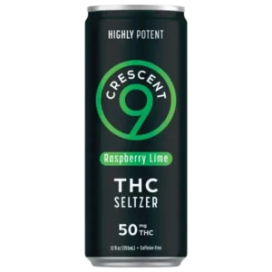 Crescent 9 Raspberry Lime 50mg THC Seltzer 4-Pack