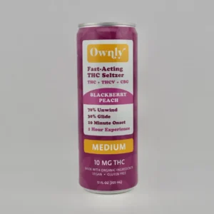 Ownly Blackberry Peach 10mg THC Seltzer 4-Pack
