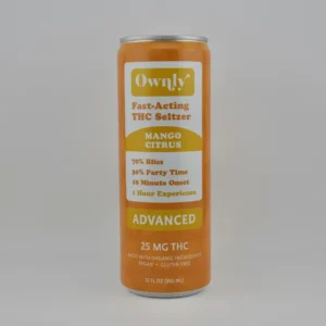 Ownly Mango Citrus 25mg THC Seltzer 4-Pack