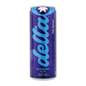 Delta Blueberry Acai 20mg THC Seltzer 4-Pack