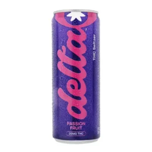 Delta Passion Fruit 20mg THC Seltzer 4-Pack