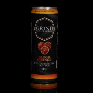 Grind with Gratitude Blood Orange 5mg THC Seltzer 4-Pack