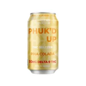 Phuk’d Up Pina Colada 50mg Delta 9 THC Seltzer
