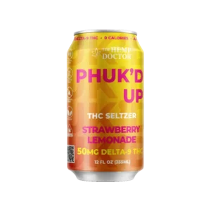 Phuk’d Up Strawberry Lime 50mg Delta 9 THC Seltzer