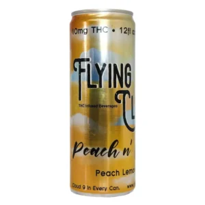 Flying Cloud “Peach N’ Love” 10mg Soda 4-Pack
