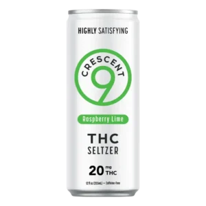 Crescent 9 Raspberry Lime 20mg THC Seltzer 4-Pack